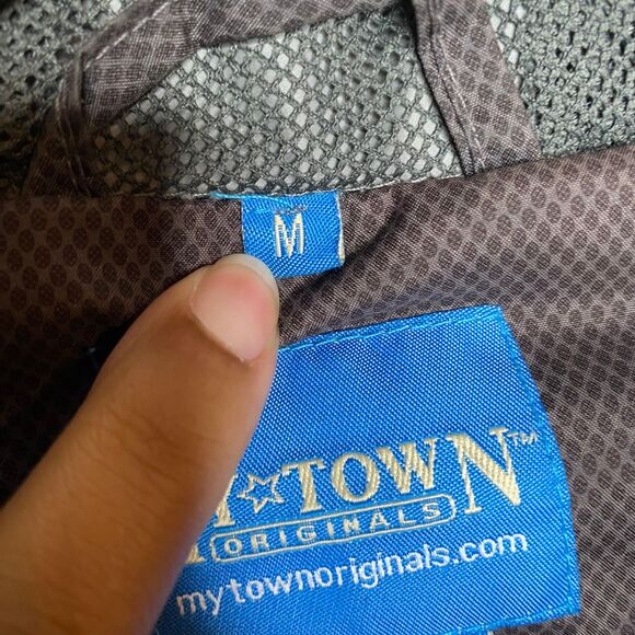 My Town Men's Two Toned 'Spartans' Windbreaker Jacket Size Medium - Picture 6 of 8